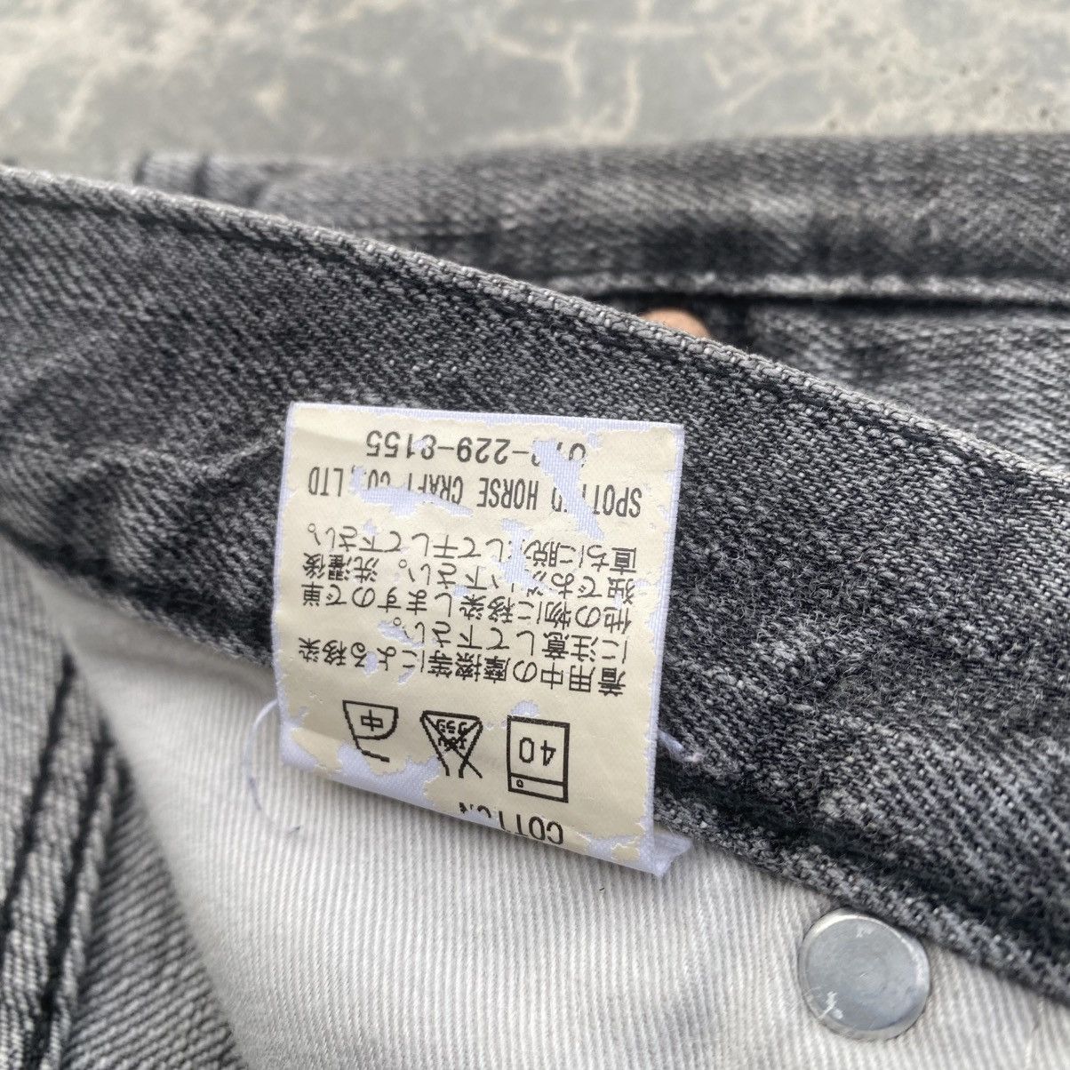 Yohji Yamamoto Rare YOHJI YAMAMOTO Femme Mode Magic Wash Jeans Size US 31 - 14 Thumbnail