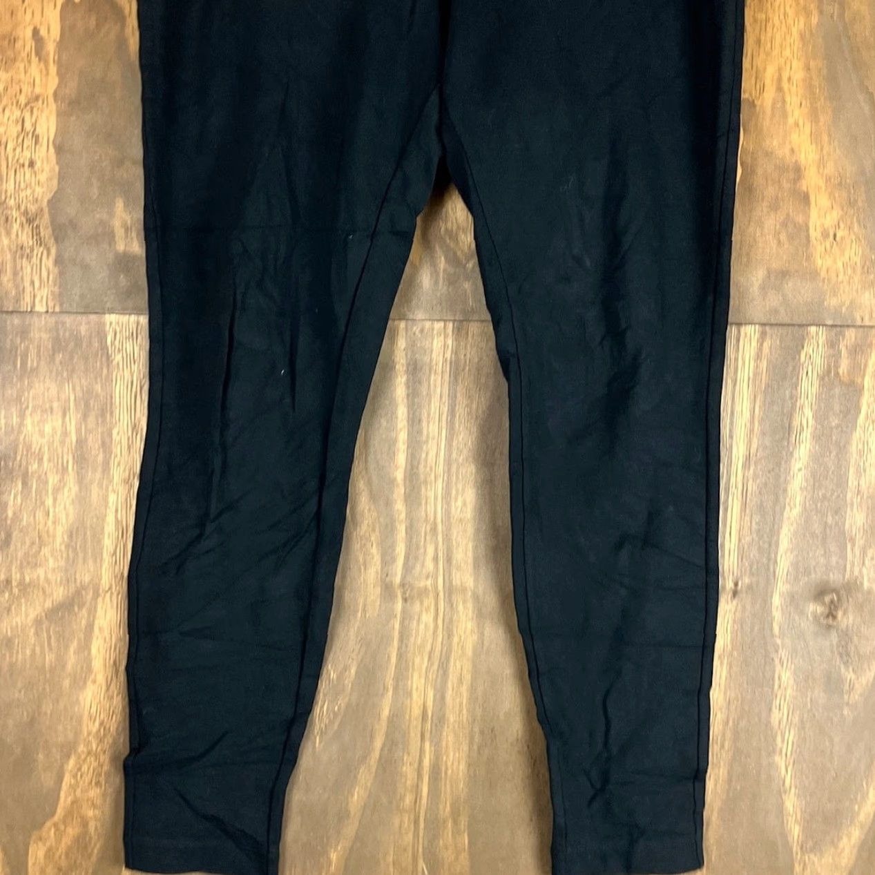 Talbots Talbots Black Petite Pull On Mid Rise Slim Straight Leg Stretch Pants Womens PM Size 24" / US 00 / IT 34 - 3 Thumbnail