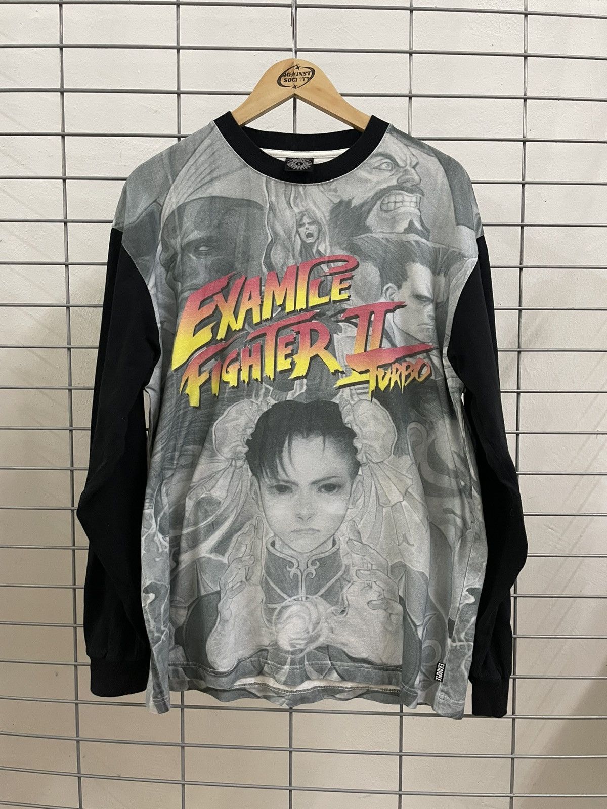 Beauty Beast × Street Fighter × illustrated example Rare And Beautiful Example X Street Fighter Turbo II L/S Tee Size US L / EU 52-54 / 3 - 1 Thumbnail