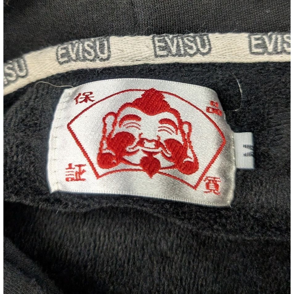 Evisu Evisu Black and White Buddha hoodie Size US M / EU 48-50 / 2 - 4 Thumbnail
