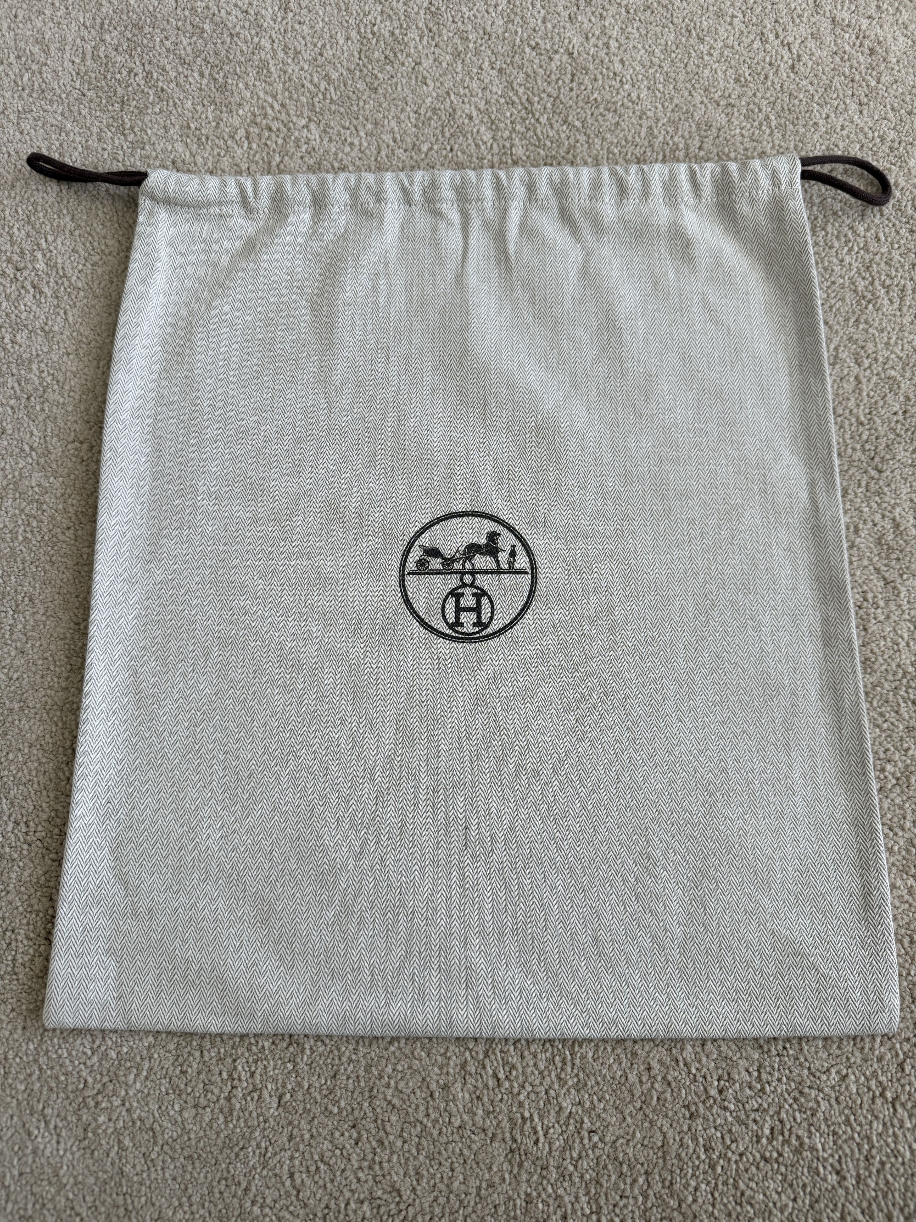 Hermes Authentic Hermes Herringbone Tweed Drawstring Dustbag Size ONE SIZE - 1 Thumbnail