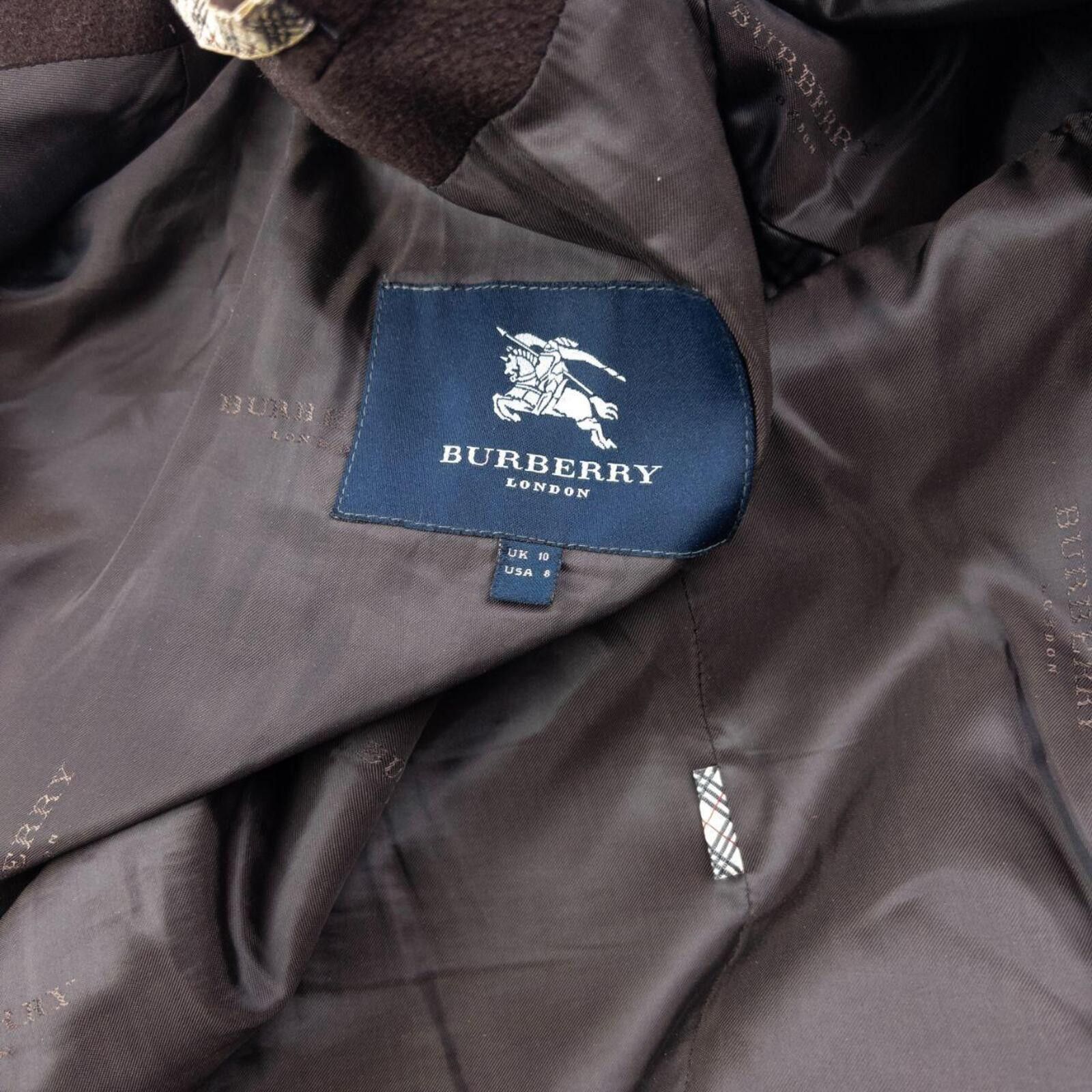 Burberry Vintage 2000s Burberry Cashmere Longline Jacket Womens XL Size XL / US 12-14 / IT 48-50 - 5 Thumbnail