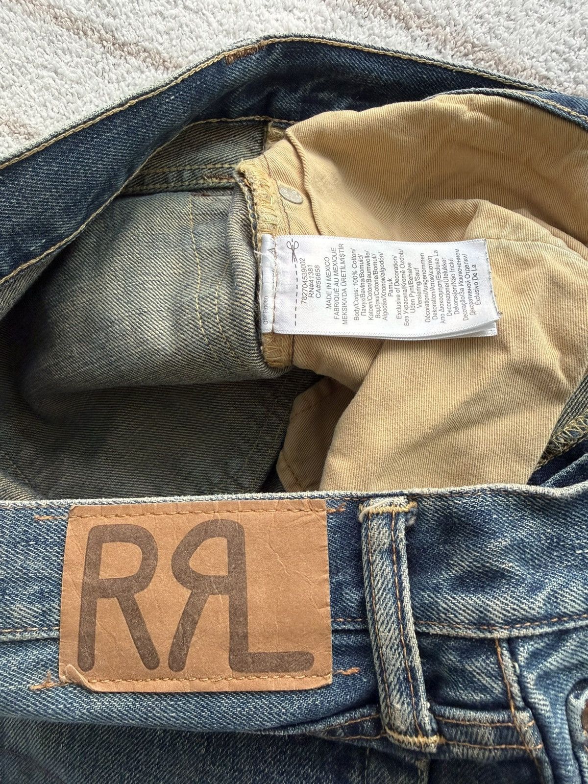 RRL Ralph Lauren Ralph Lauren RRL Slim Fit Jean Size 33 Size US 33 - 10 Thumbnail