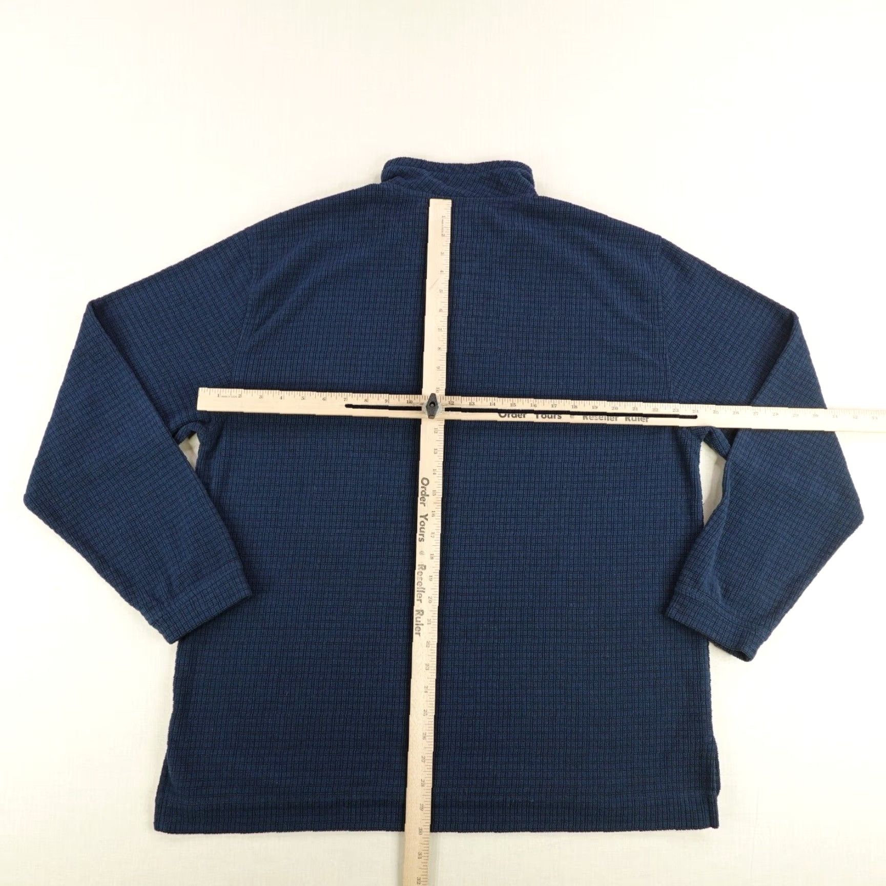 Tommy Bahama VINTAGE Tommy Bahama Sweater Mens XL Blue Grid Fleece 1/4 Zip Pullover Soft Knit Size US XL / EU 56 / 4 - 5 Thumbnail