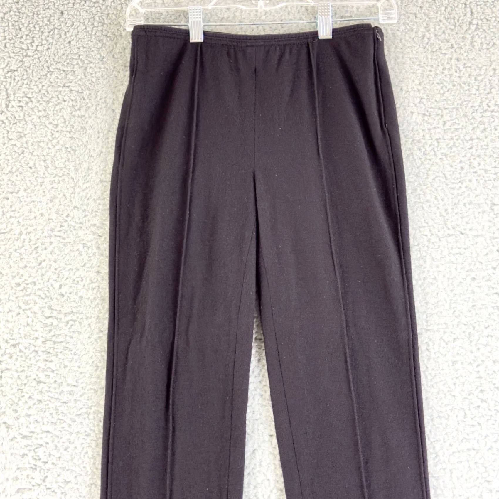 Rag & Bone Rag & Bone Womens Pants Black Size 2 Slim Straight Ankle Wool Raised Seams Size 26" / US 2 / IT 38 - 2 Thumbnail