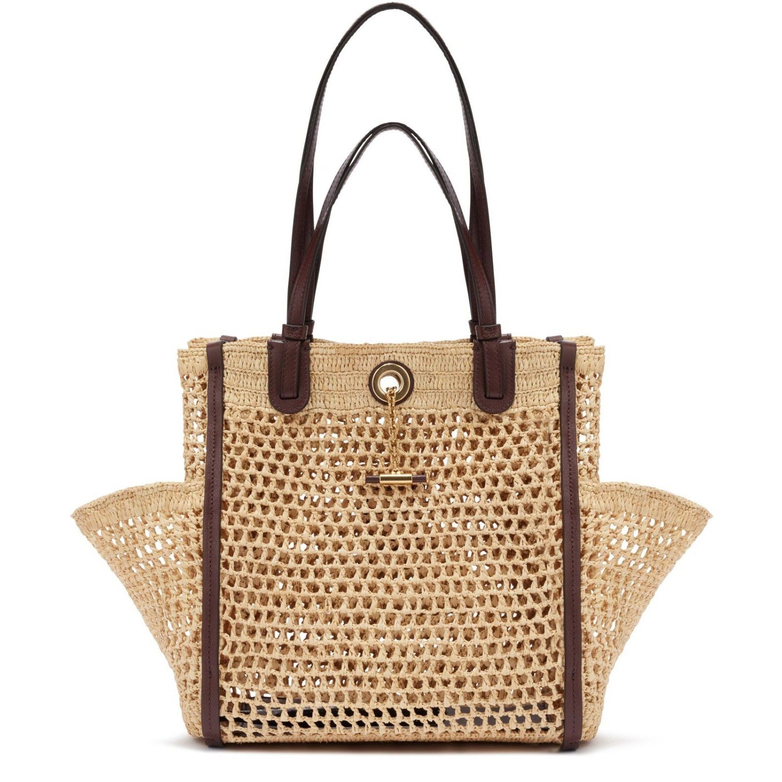 Chloe Chloe Hot Sand Raffia Tote Bag New & Authentic Size ONE SIZE - 3 Thumbnail