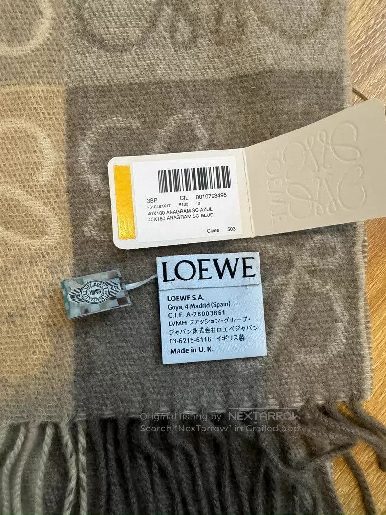 Loewe Loewe Cashmere Scarf Size ONE SIZE - 3 Thumbnail
