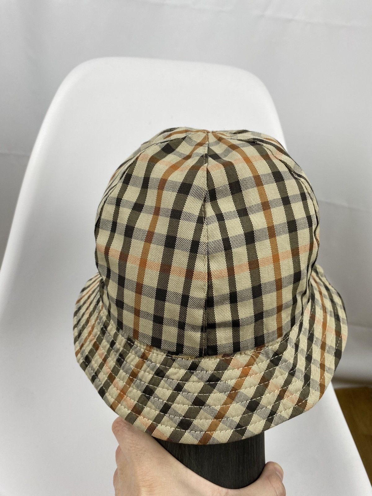 DAKS × Vintage Daks London Checkered Bucket Hat Reversible Vintage Size ONE SIZE - 6 Thumbnail