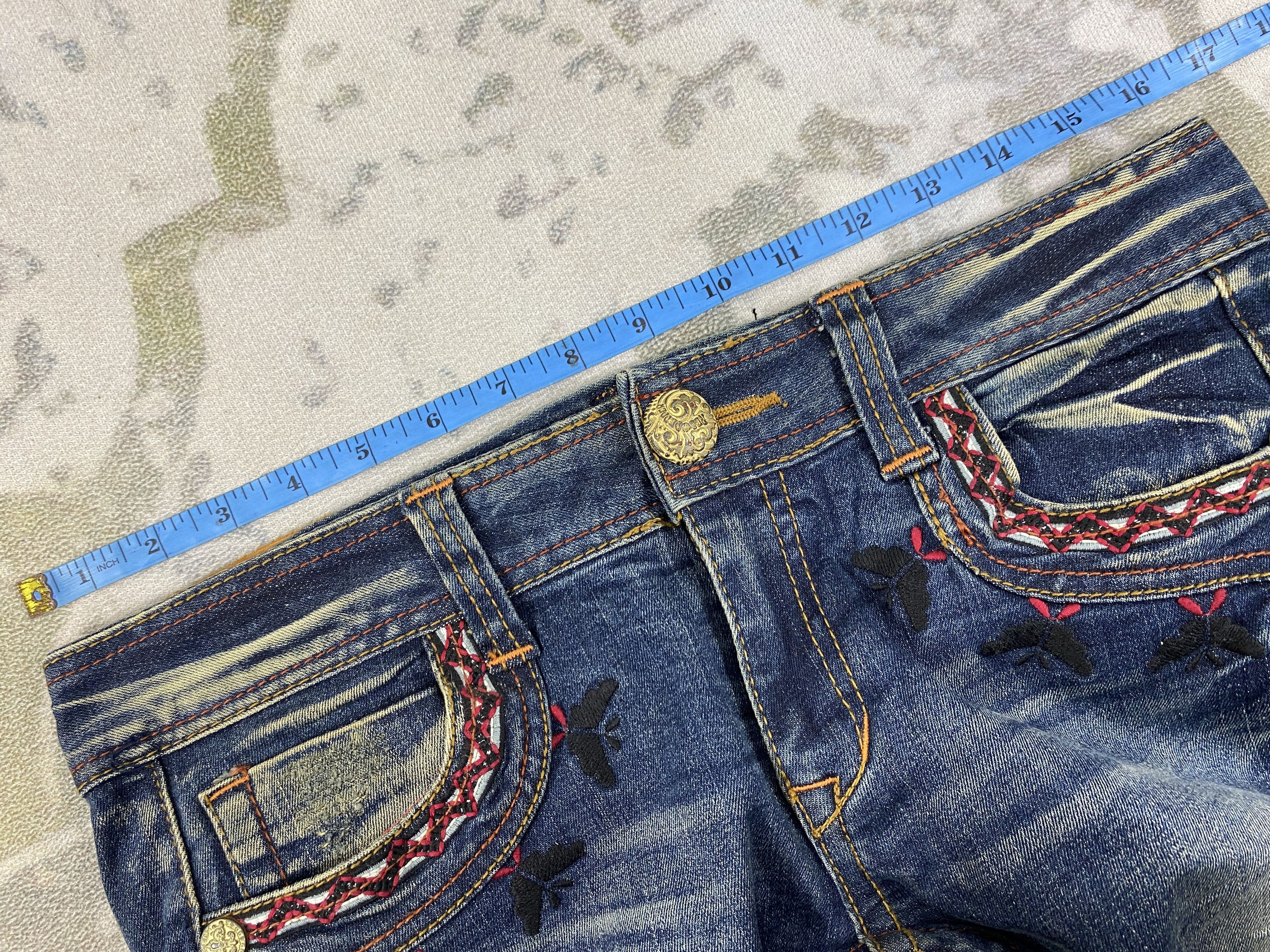 Hysteric Glamour Rare Vintage Redpepper Flare Jeans 33x33 Denim-JN3470 Size US 33 - 5 Thumbnail