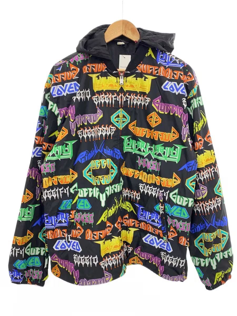 Gucci GUCCI Metal Logo Nylon Jacket Black 50 Size US M / EU 48-50 / 2 - 1 Thumbnail
