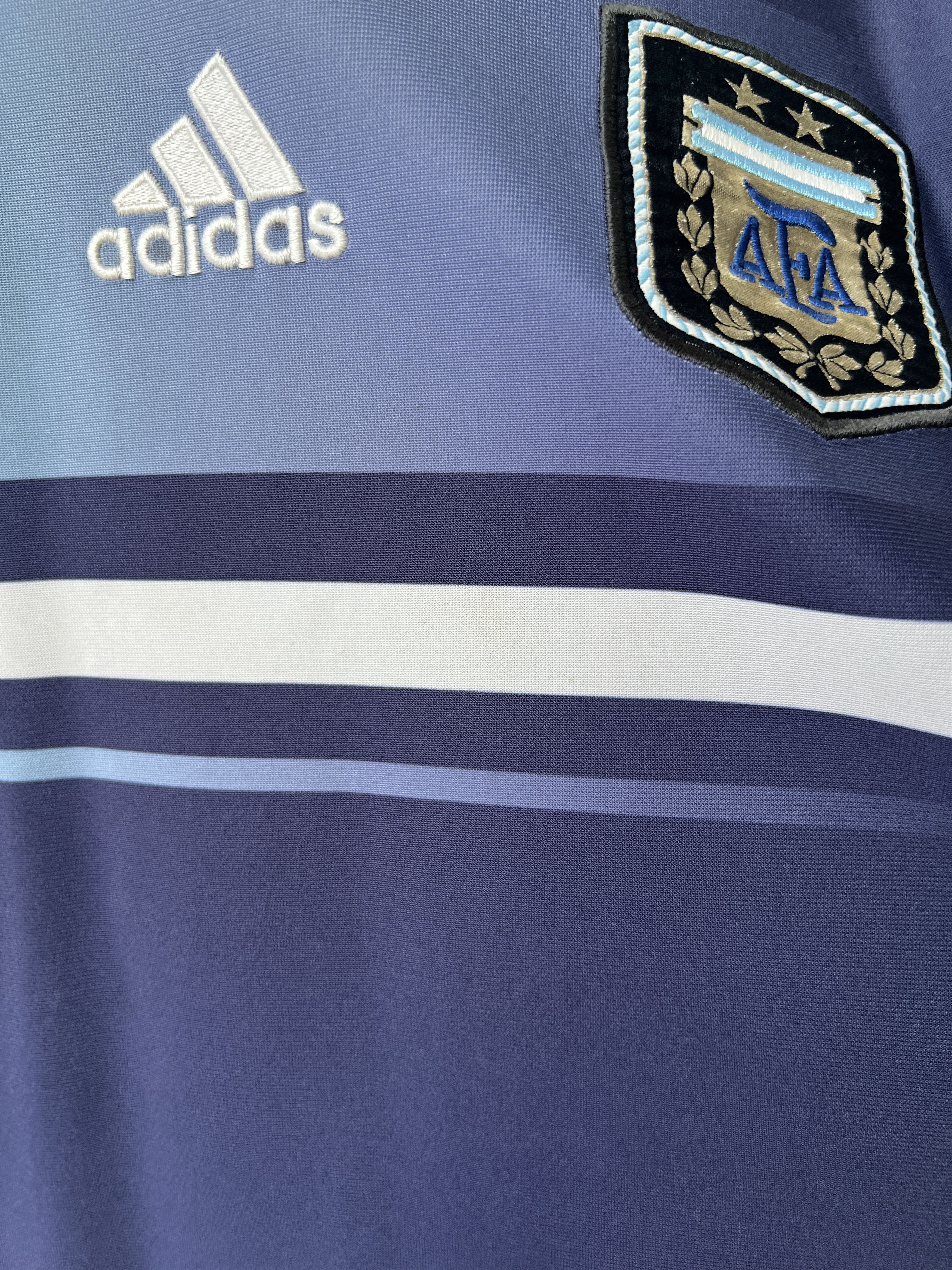 Adidas (XL) Argentina 2011-12 Away Kit Messi #10 Size US XL / EU 56 / 4 - 6 Thumbnail