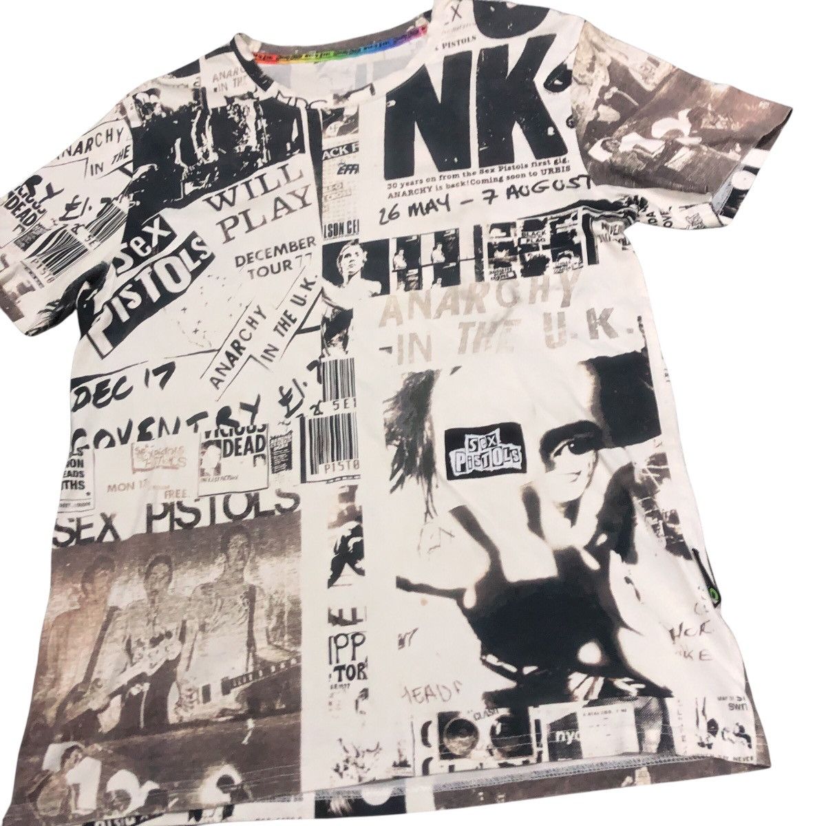 Band Tees × Japanese Brand × Seditionaries Sex Pistol Punk Collage Tshirt Black Flag The Clash Size US M / EU 48-50 / 2 - 1 Thumbnail