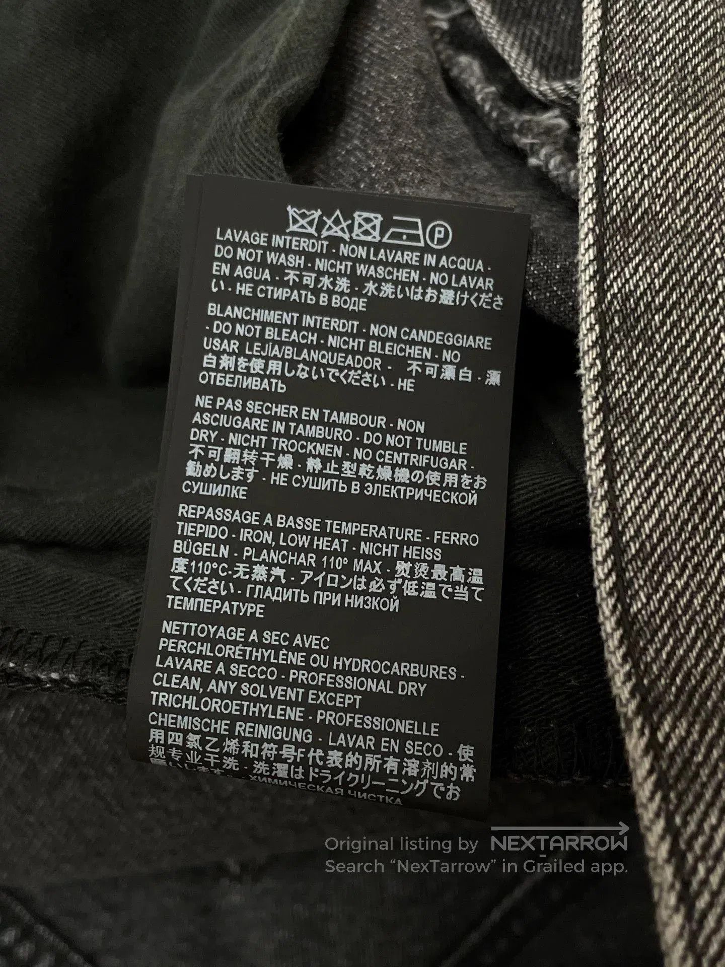 Saint Laurent Paris Saint Laurent Straight Leg Jeans. Size US 31 - 9 Thumbnail