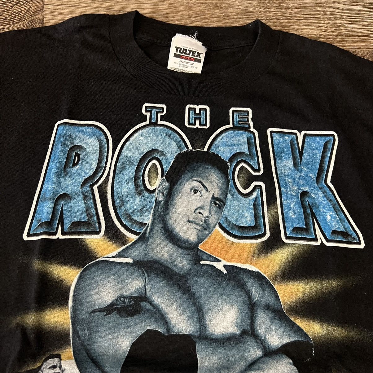 WWE Vintage the rock wrestling t shirt WWE 1999 Size US L / EU 52-54 / 3 - 4 Thumbnail