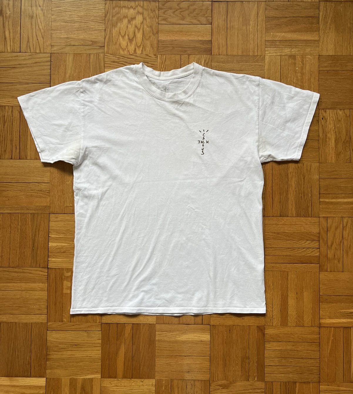 Travis Scott Tshirt Jack Cactus Travis Scott Rap Logo Size US L / EU 52-54 / 3 - 2 Thumbnail