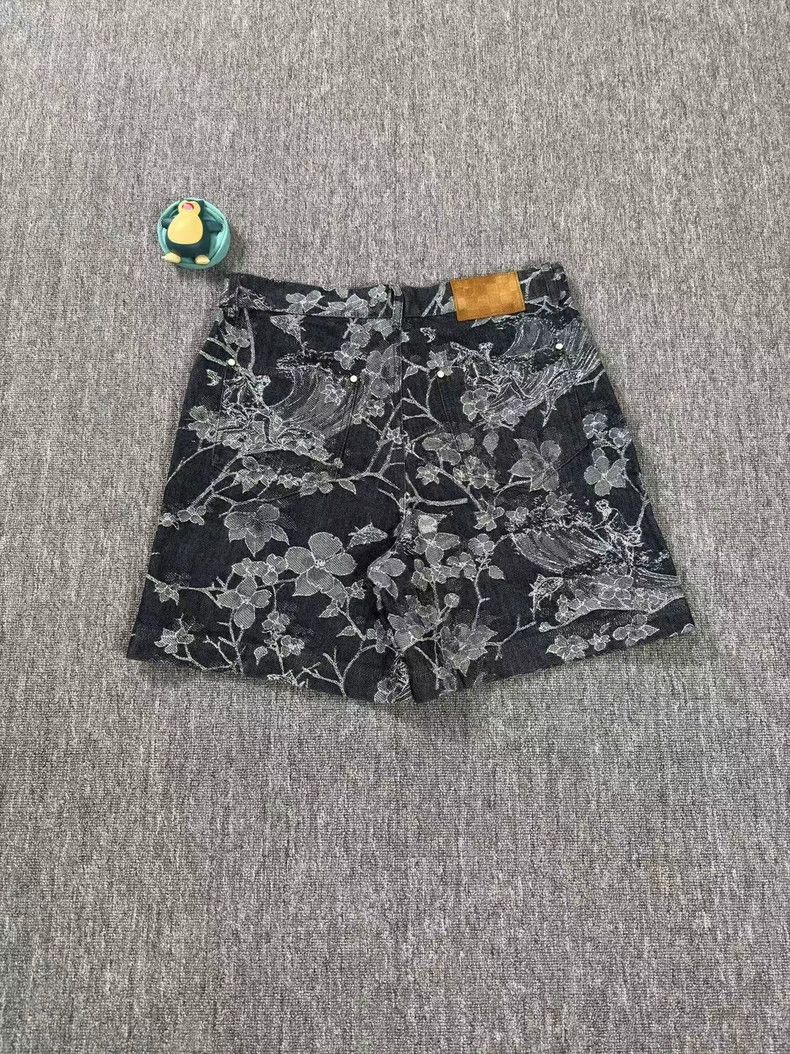 Louis Vuitton LOUIS VUITTON Fei Dong Co-branded Plant Print Shorts 2501-N Size US 31 - 2 Thumbnail