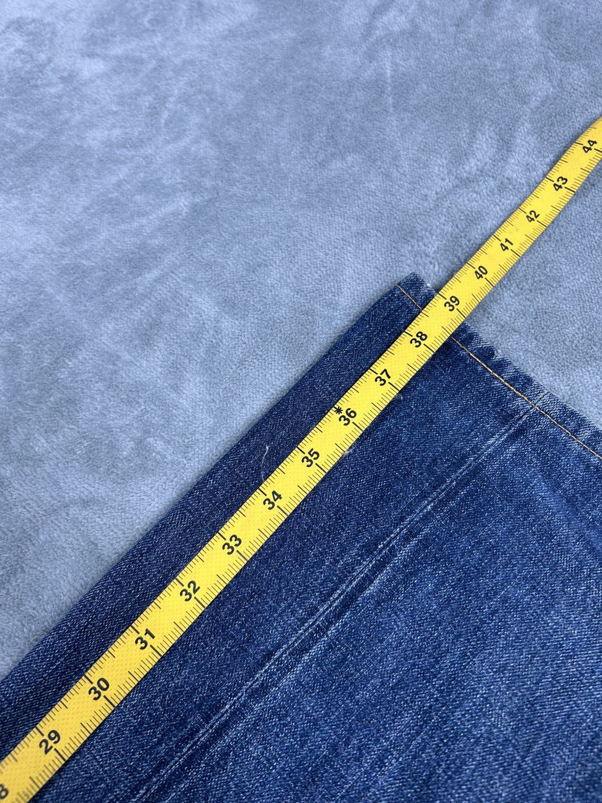 Sugar Cane Vintage Sewing Chop Denim Jeans Size US 28 / EU 44 - 18 Thumbnail