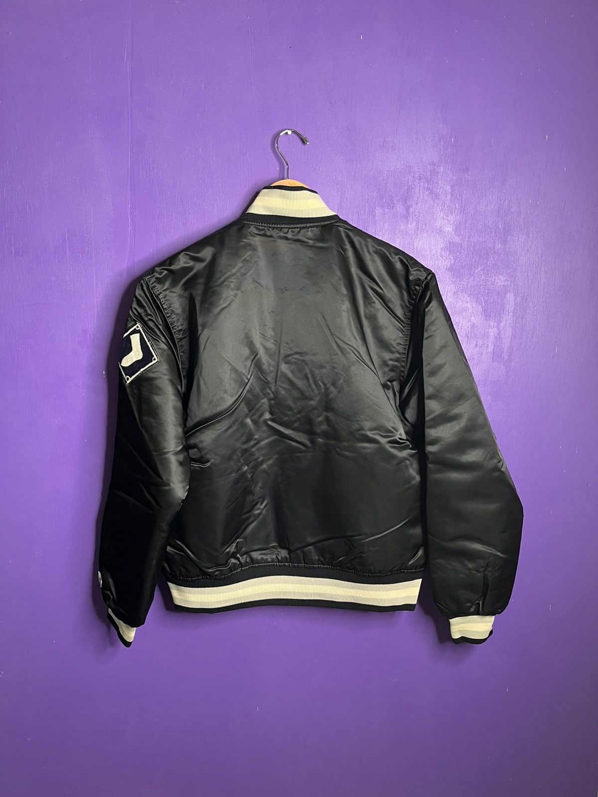 MLB × Starter × Vintage Vintage 80s Starter Chicago white Sox satin jacket Size US M / EU 48-50 / 2 - 2 Thumbnail