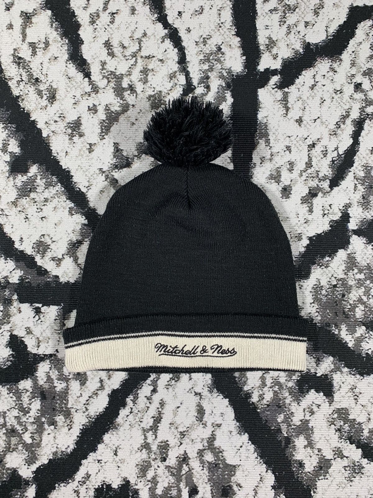 Mitchell & Ness × Vintage Mitchell & Ness New Jersey Nets Beanie Hat Size ONE SIZE - 2 Thumbnail