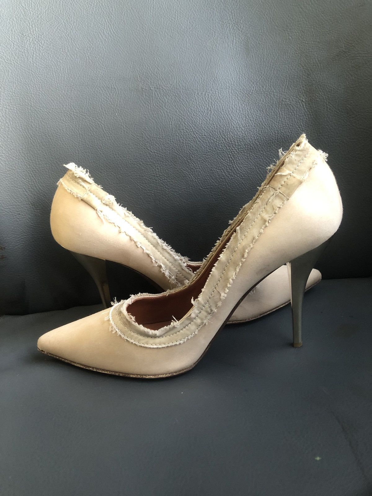 Lanvin Lanvin Beige Women’s Heels Size 38.5 Size US 7.5 / IT 37.5 - 6 Thumbnail
