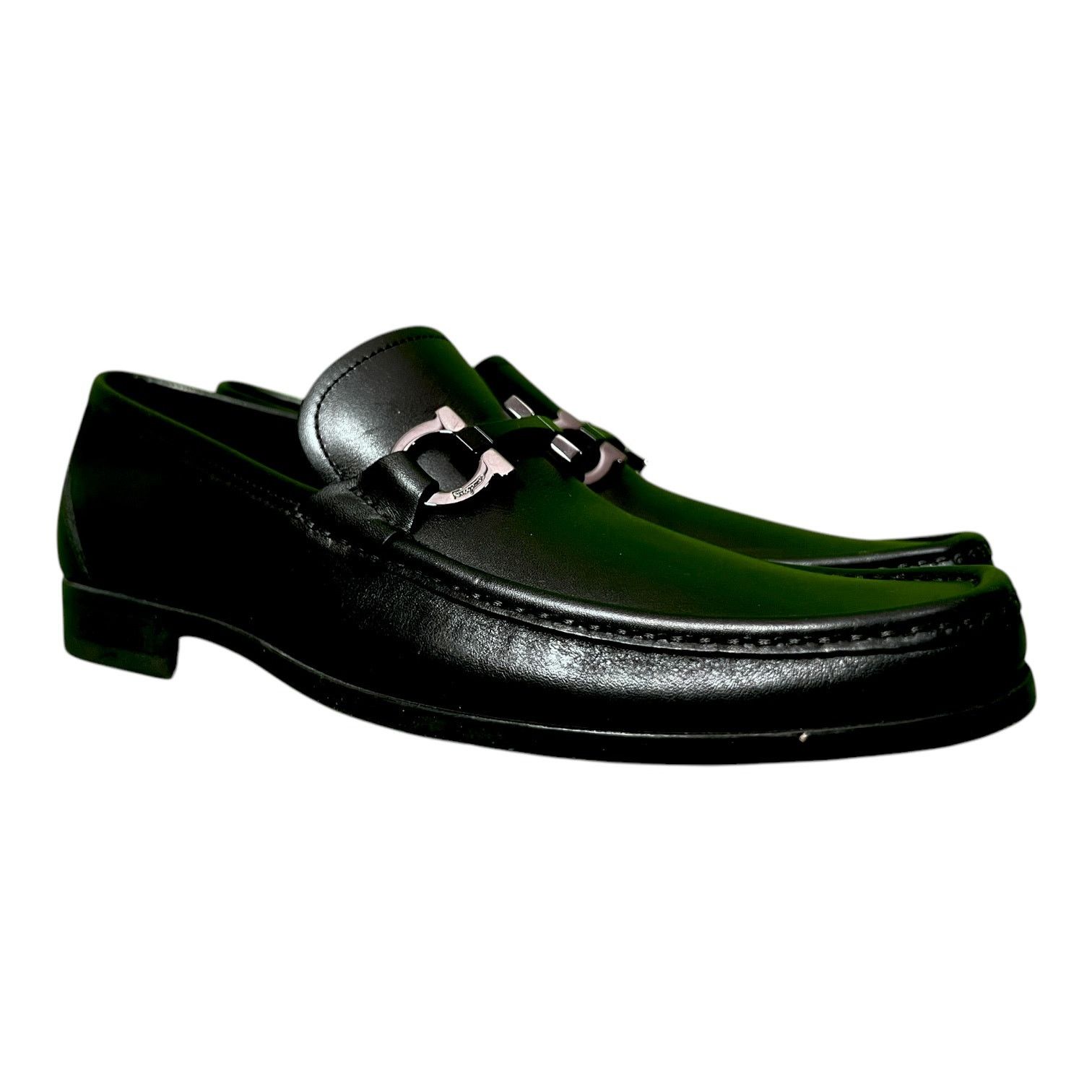 Salvatore Ferragamo Men's Salvatore Ferragamo Classic Black Loafers US 7.5 $995 Size US 7.5 / EU 40-41 - 1 Thumbnail