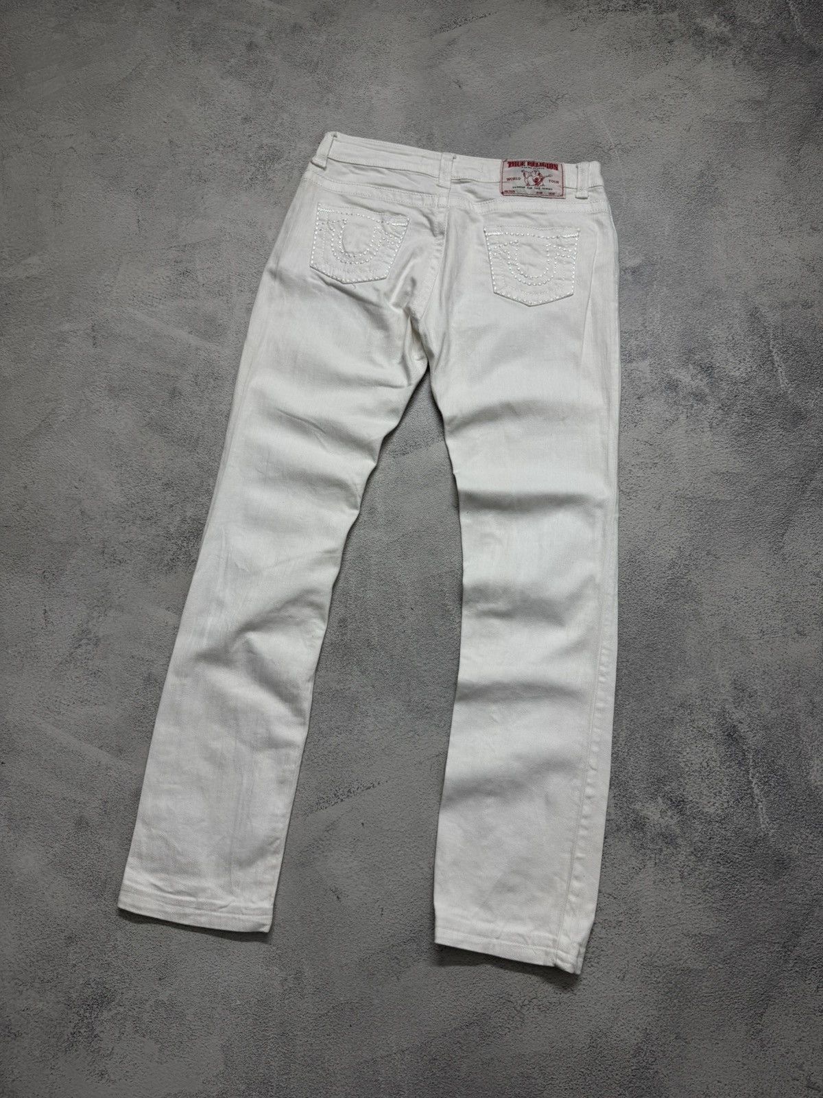 True Religion Vintage Y2k True Religion 🤍 USA Denim Jeans 90’s Size 34" / US 12 / IT 48 - 6 Thumbnail