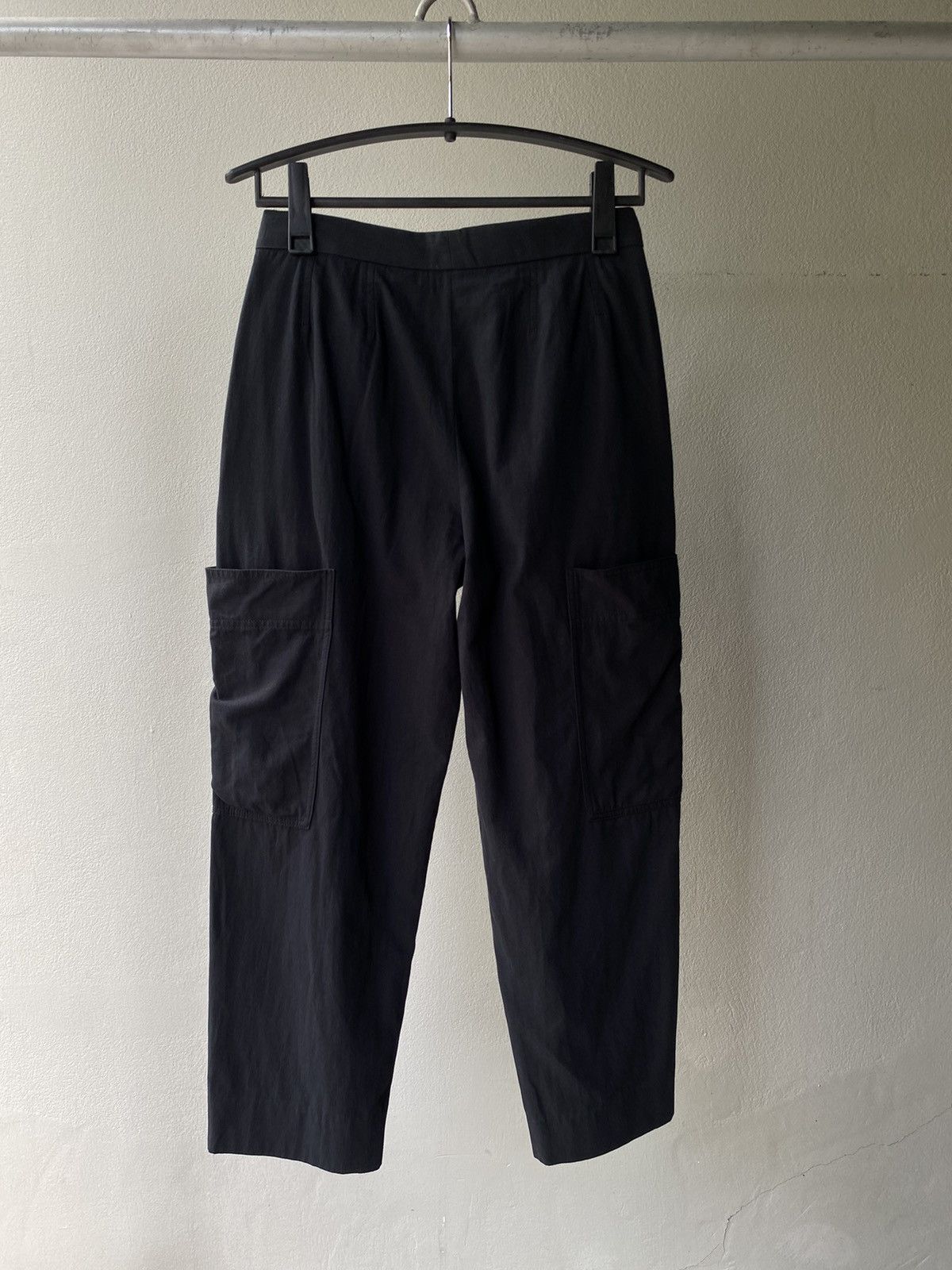 Stella McCartney STELLA/MCCARTNEY Black Cargo Pants with Zipper Pockets Size 29" - 16 Thumbnail