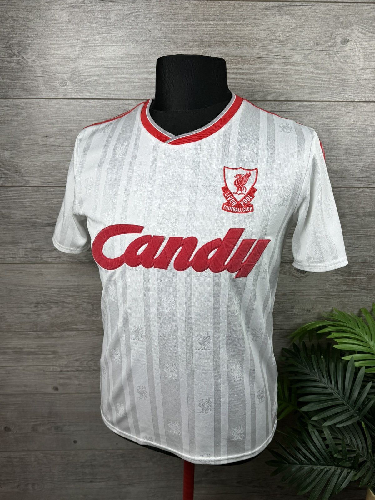 Vintage Liverpool FC 1988-89 Adult Candy 3rd Shirt Tee size M Size US M / EU 48-50 / 2 - 3 Thumbnail