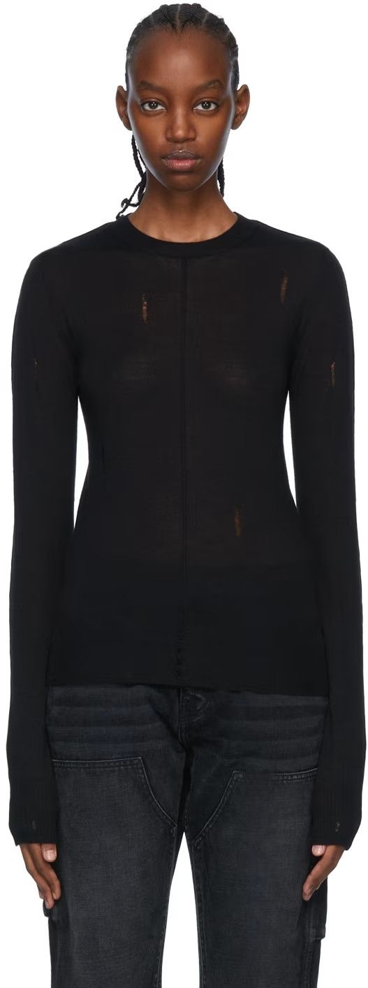 o1y0425 Cashmere Sweater in Black