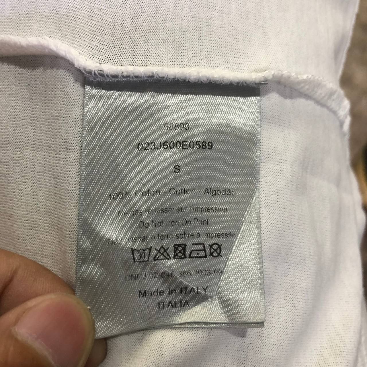 Daniel Arsham × Dior Dior X Daniel Arsham Eroded Logo tee Size US S / EU 44-46 / 1 - 6 Thumbnail