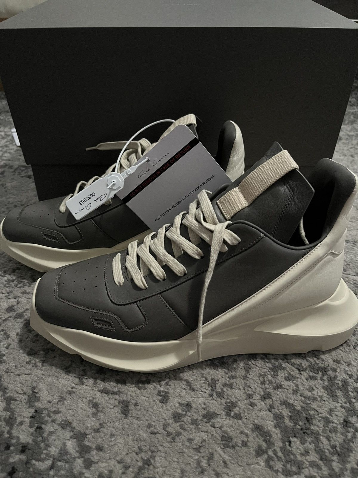 Rick Owens Rick Owens Geth Runner Milk Size US 9 / EU 42 - 4 Thumbnail