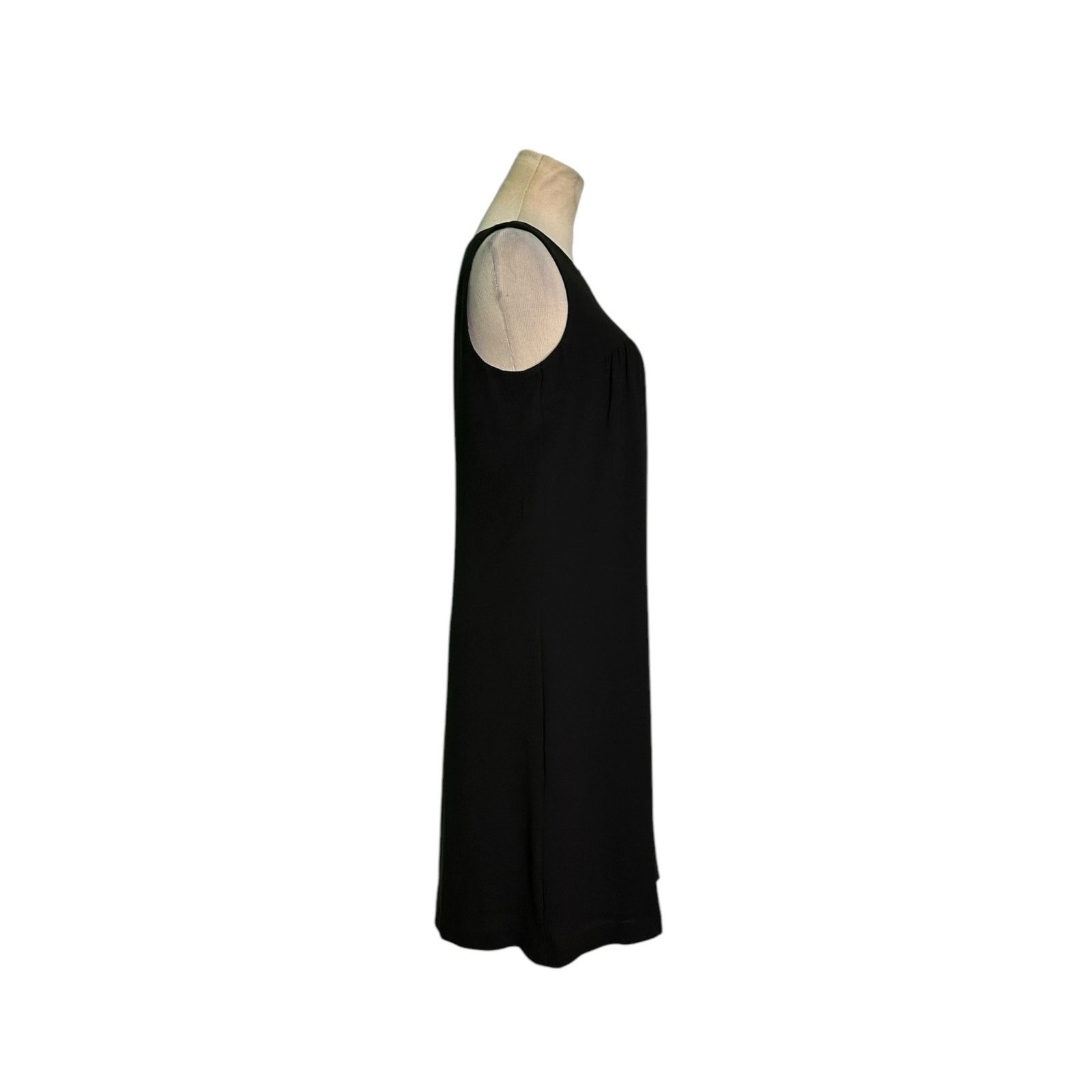 Trina Turk TRINA TURK black crepe shoulder bow sleeveless dress size 2 Size XS / US 0-2 / IT 36-38 - 18 Thumbnail