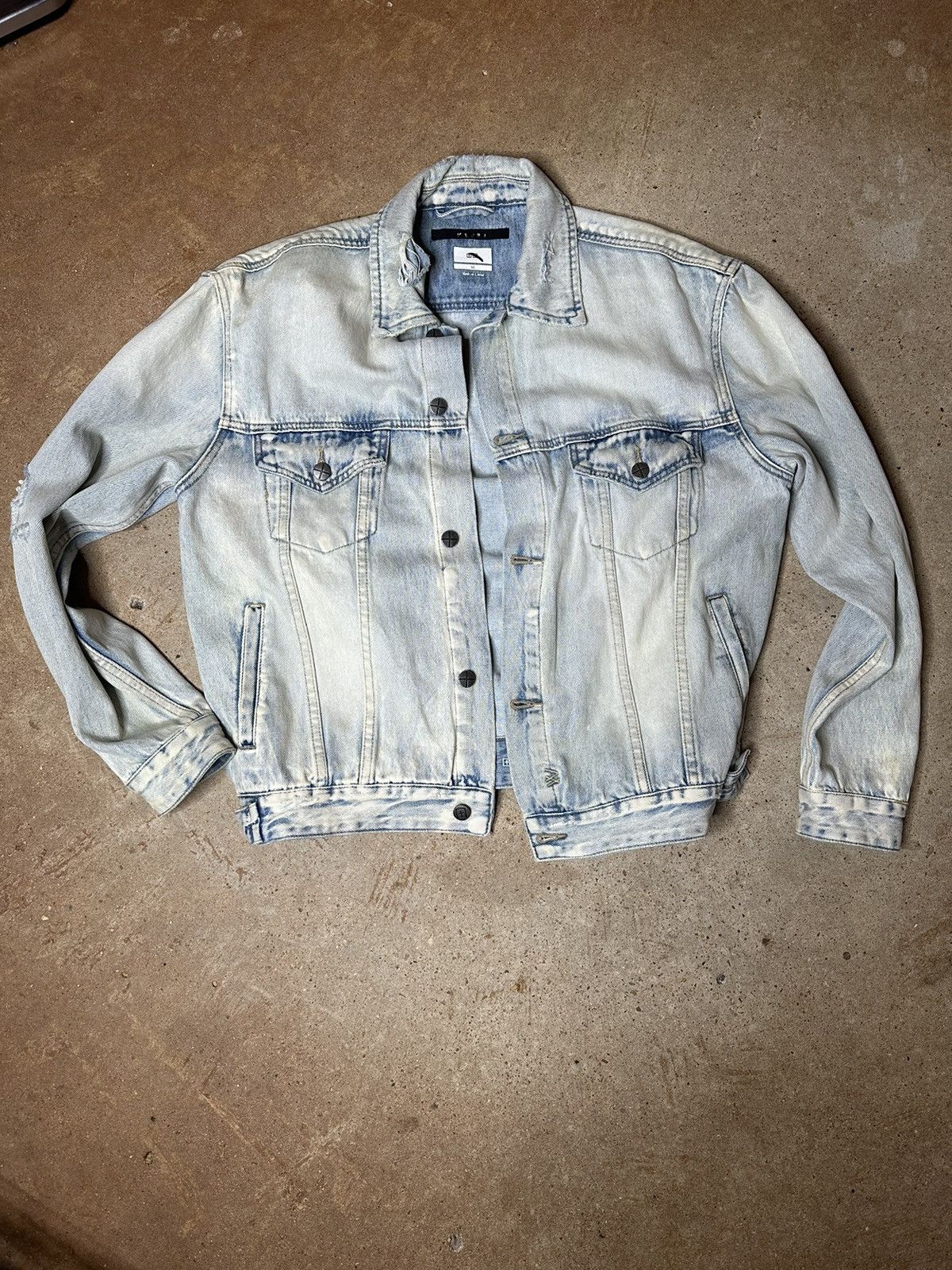 Ksubi Ksubi Acid Wash Denim Jacket Size US M / EU 48-50 / 2 - 1 Thumbnail