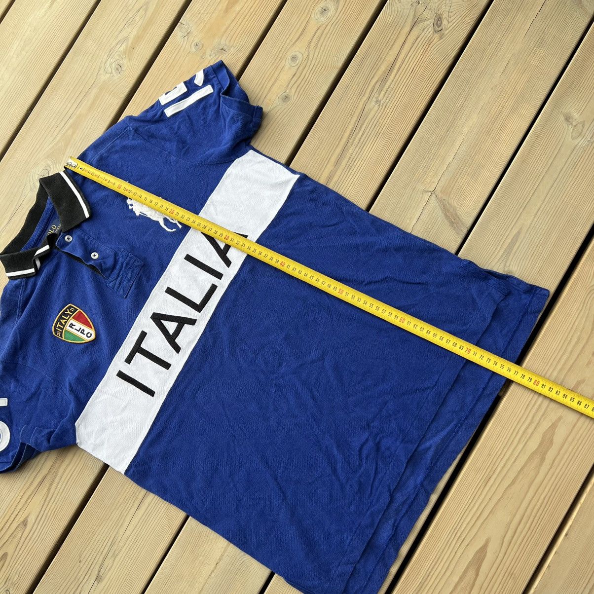 Polo Ralph Lauren Polo Ralph Lauren Rare Big Pony Chief Keef Polo Italia Blue Size US L / EU 52-54 / 3 - 13 Thumbnail