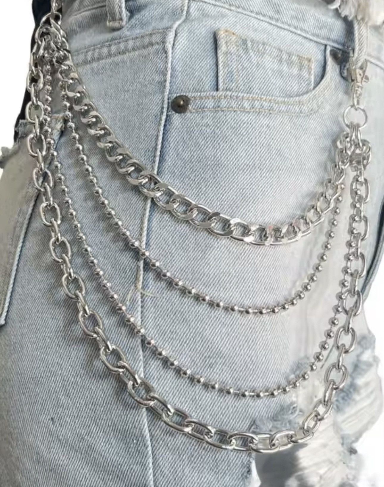 Jewelry Multilayer Wallet Chain Size ONE SIZE - 1 Thumbnail