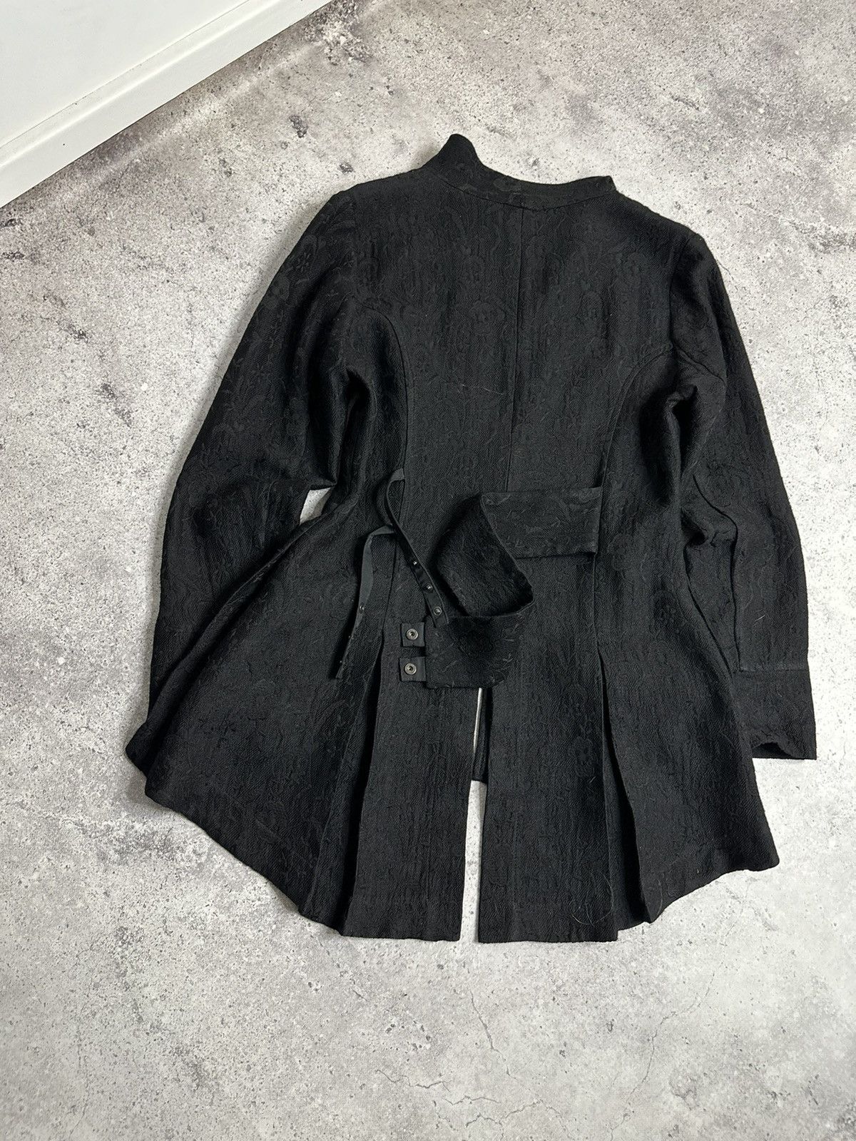 Sarah Pacini Sarah Pacini Wool Avant-Garde Asymmetrical jacket with belt Size XS / US 0-2 / IT 36-38 - 11 Thumbnail