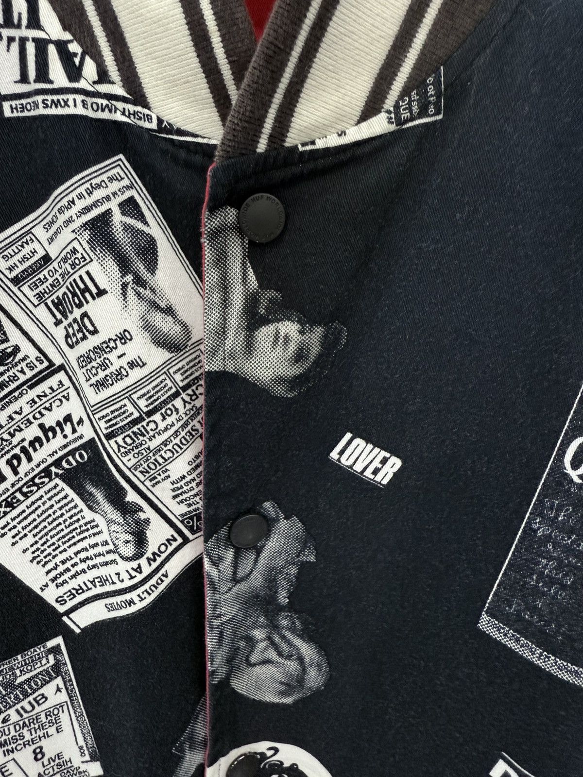 Huf HUF Worldswide Full Print Reversible Varsity Jacket Size US L / EU 52-54 / 3 - 7 Thumbnail