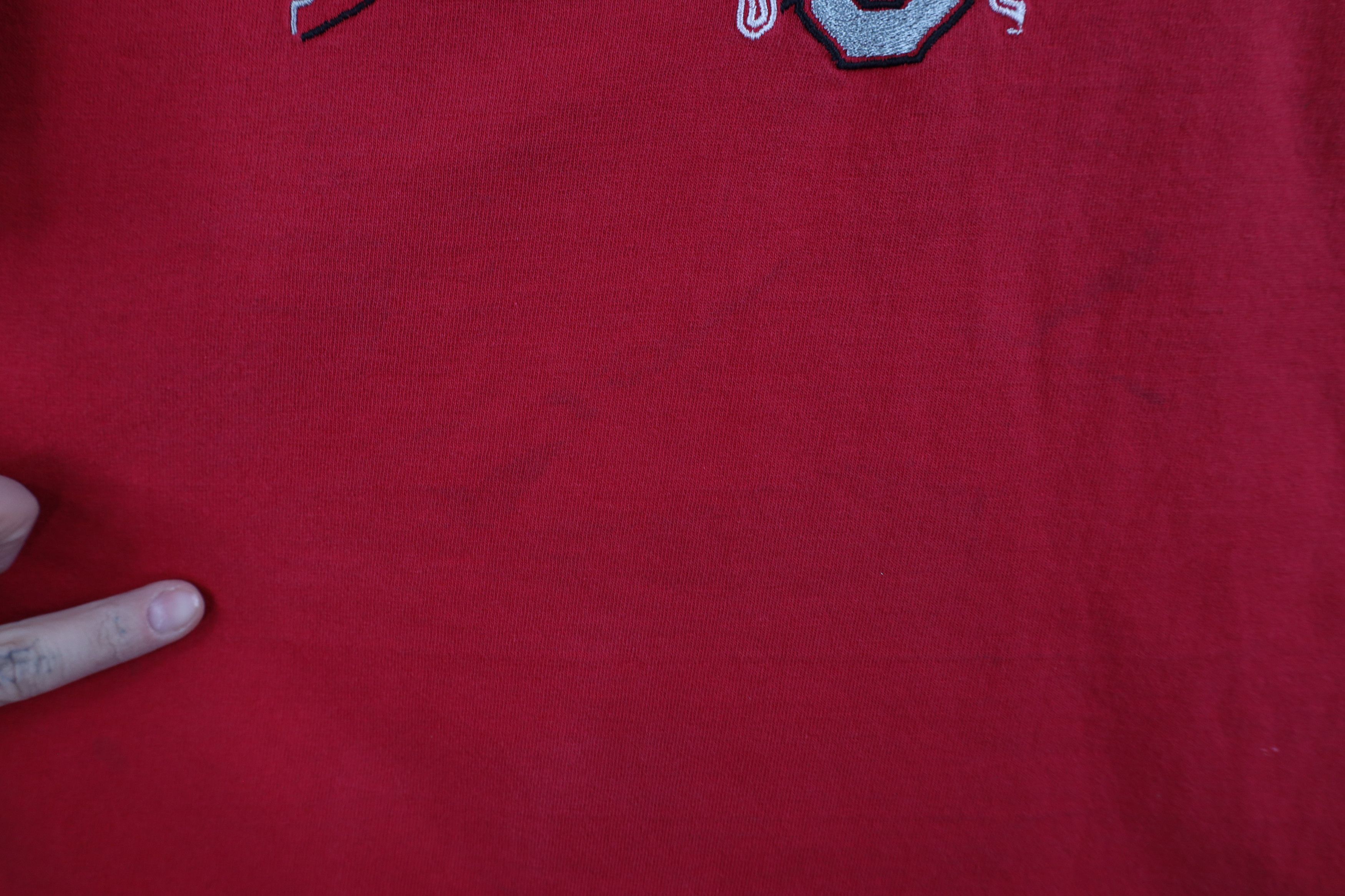 Vintage Vintage 90s Spell Out Shadow Ohio State University T-Shirt Size US L / EU 52-54 / 3 - 10 Thumbnail