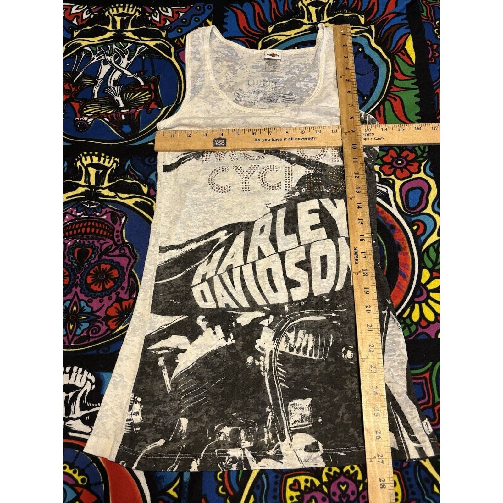 Harley Davidson vintage womens motorcycles thin tank top harley davidson M Size M / US 6-8 / IT 42-44 - 6 Thumbnail