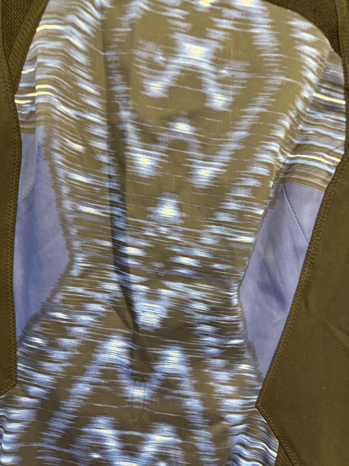 Other Karen Millen Black and Blue Patterned Bodycon Dress UK 14 Size L / US 10 / IT 46 - 3 Thumbnail