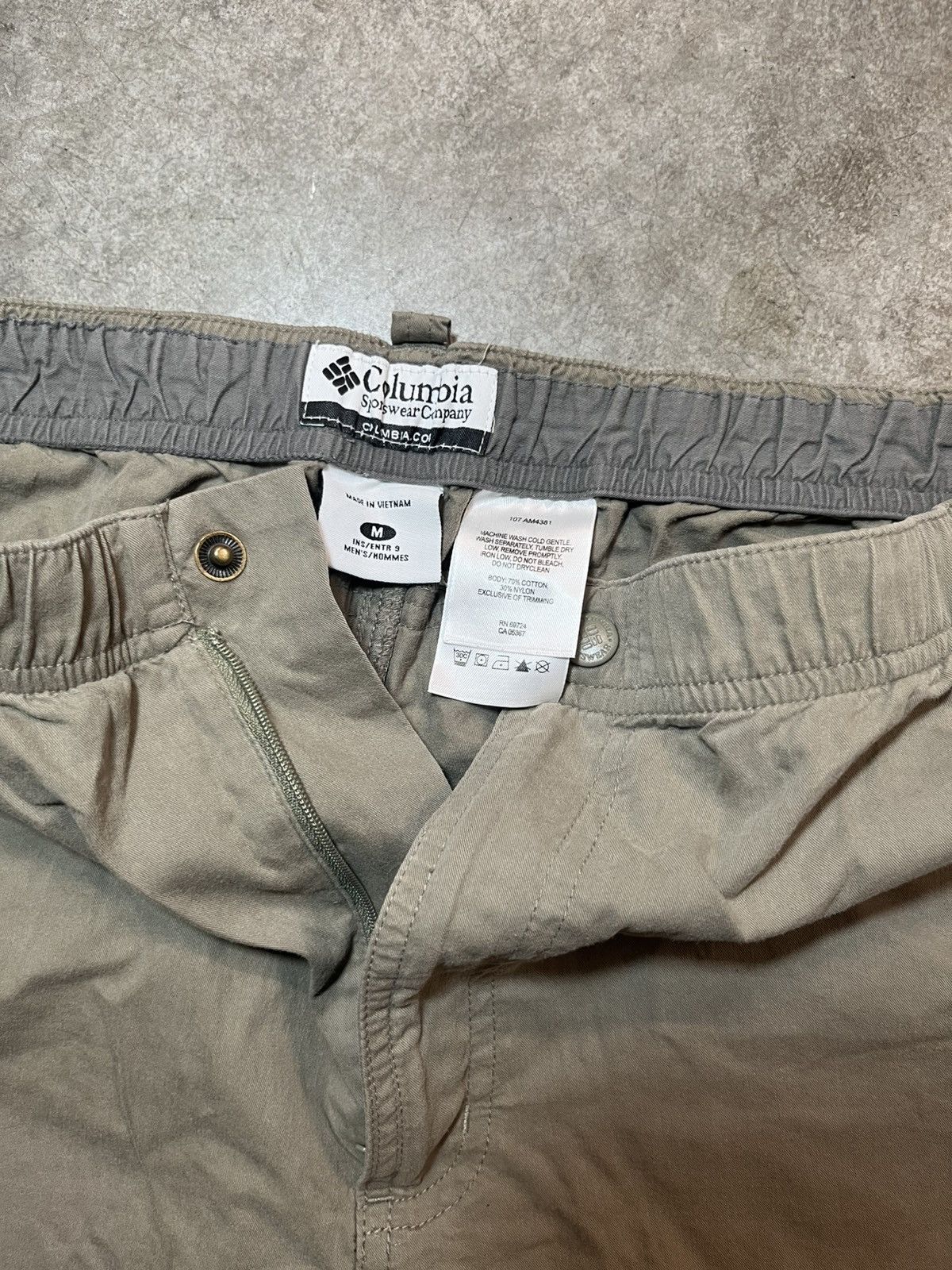 Columbia Columbia Men’s Olive Green Outdoor Shorts-Size M Sportswear Size US 32 / EU 48 - 4 Thumbnail
