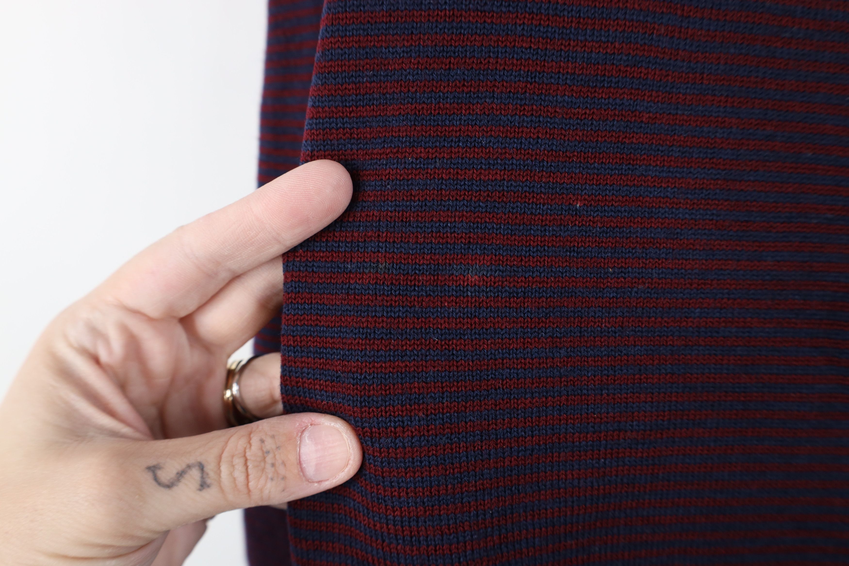 Vintage Deadstock Vintage 70s Streetwear Merino Wool Knit Sweater Size M / US 6-8 / IT 42-44 - 7 Thumbnail