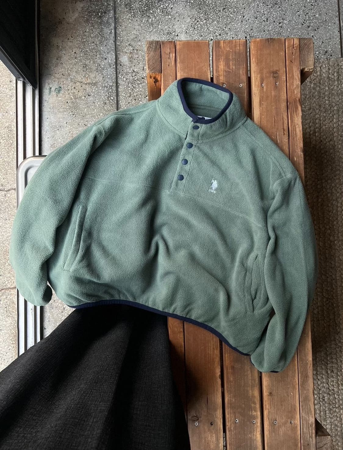 Vintage Polo Vintage Fleece Jacket Size US M / EU 48-50 / 2 - 1 Thumbnail