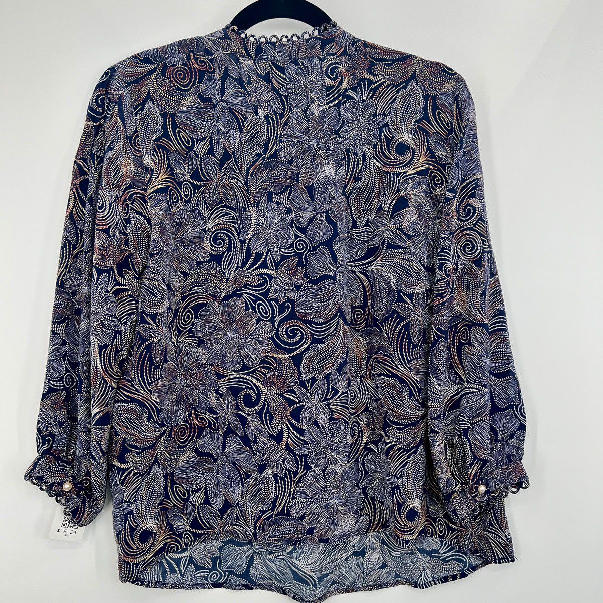 Johnny Was Johnny Was Jade Venus Peasant Top Floral Paisley Silk S Size S / US 4 / IT 40 - 7 Thumbnail