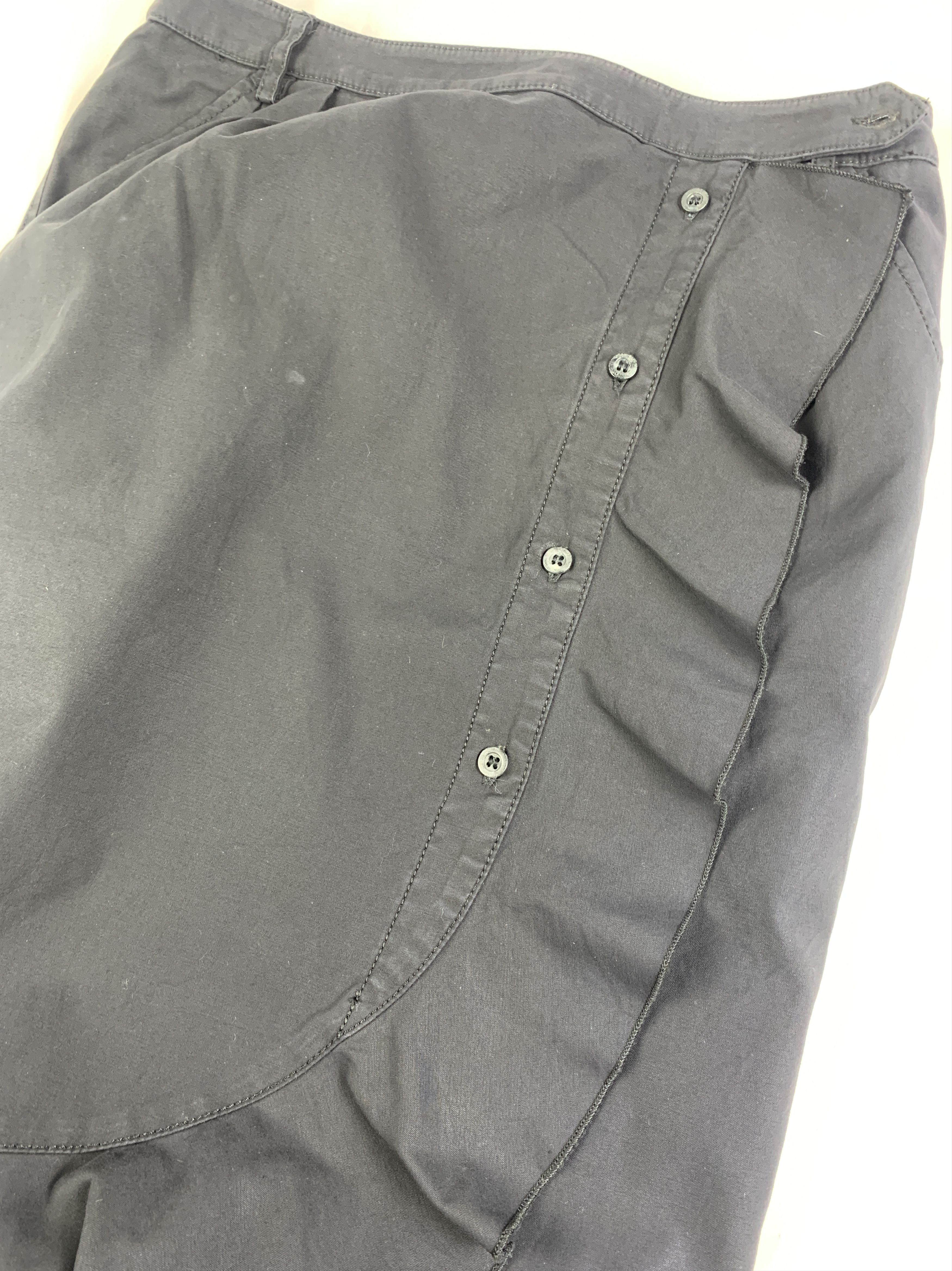Sportmax 2000s SPORTMAX Asymmetrical Ruffle Wrapped Skirt (29) Size 29" - 9 Thumbnail