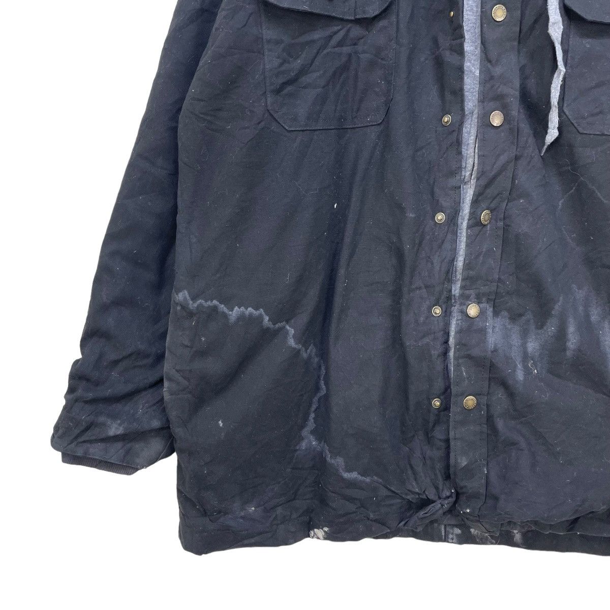 Dickies × Vintage Trashed Workwear Jacket Dickies Hoody Painting Size US XL / EU 56 / 4 - 4 Thumbnail