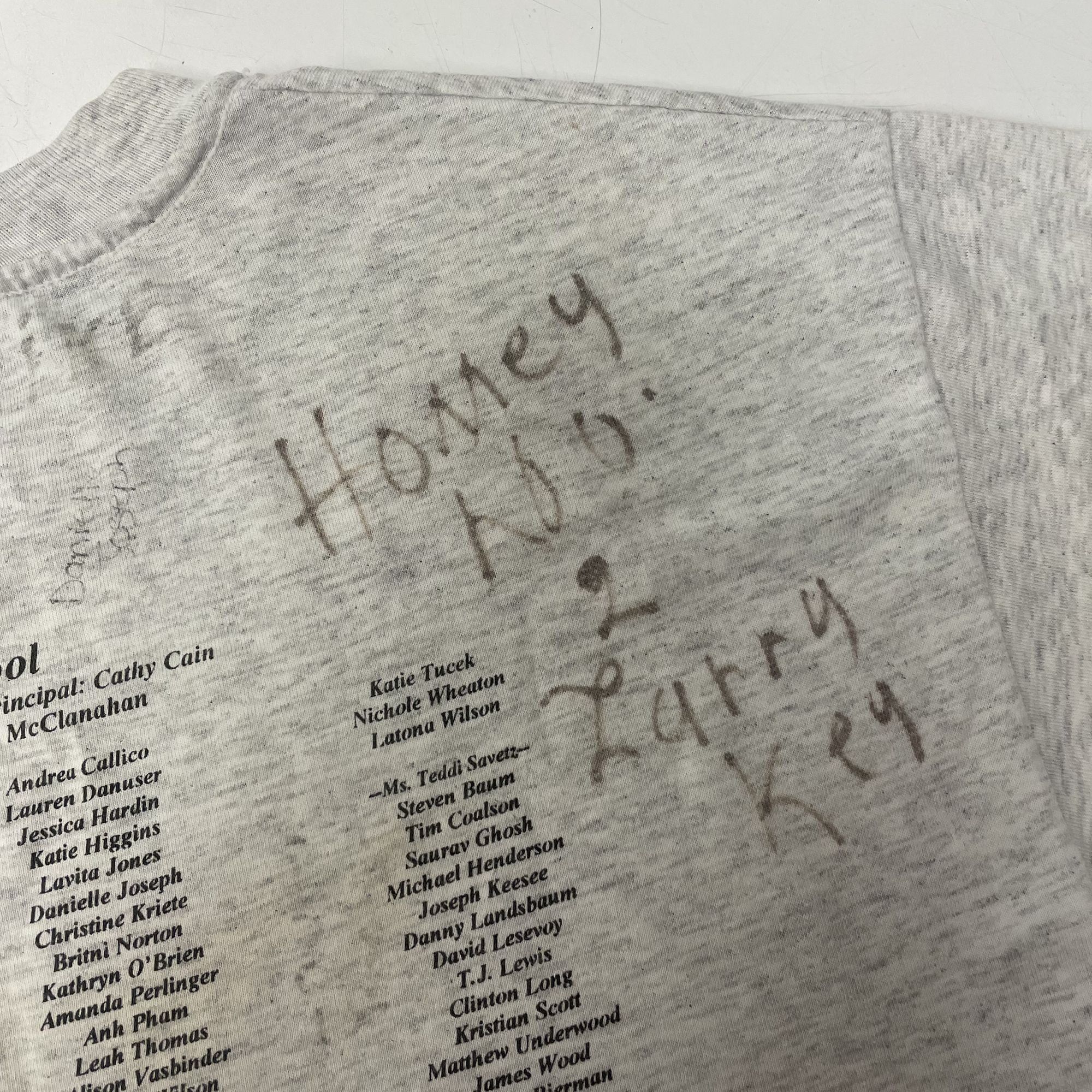 Hanes Vtg HEATHER NEON DARE to Resist DRUGS & VIOLENCE T Shirt Size US L / EU 52-54 / 3 - 11 Thumbnail