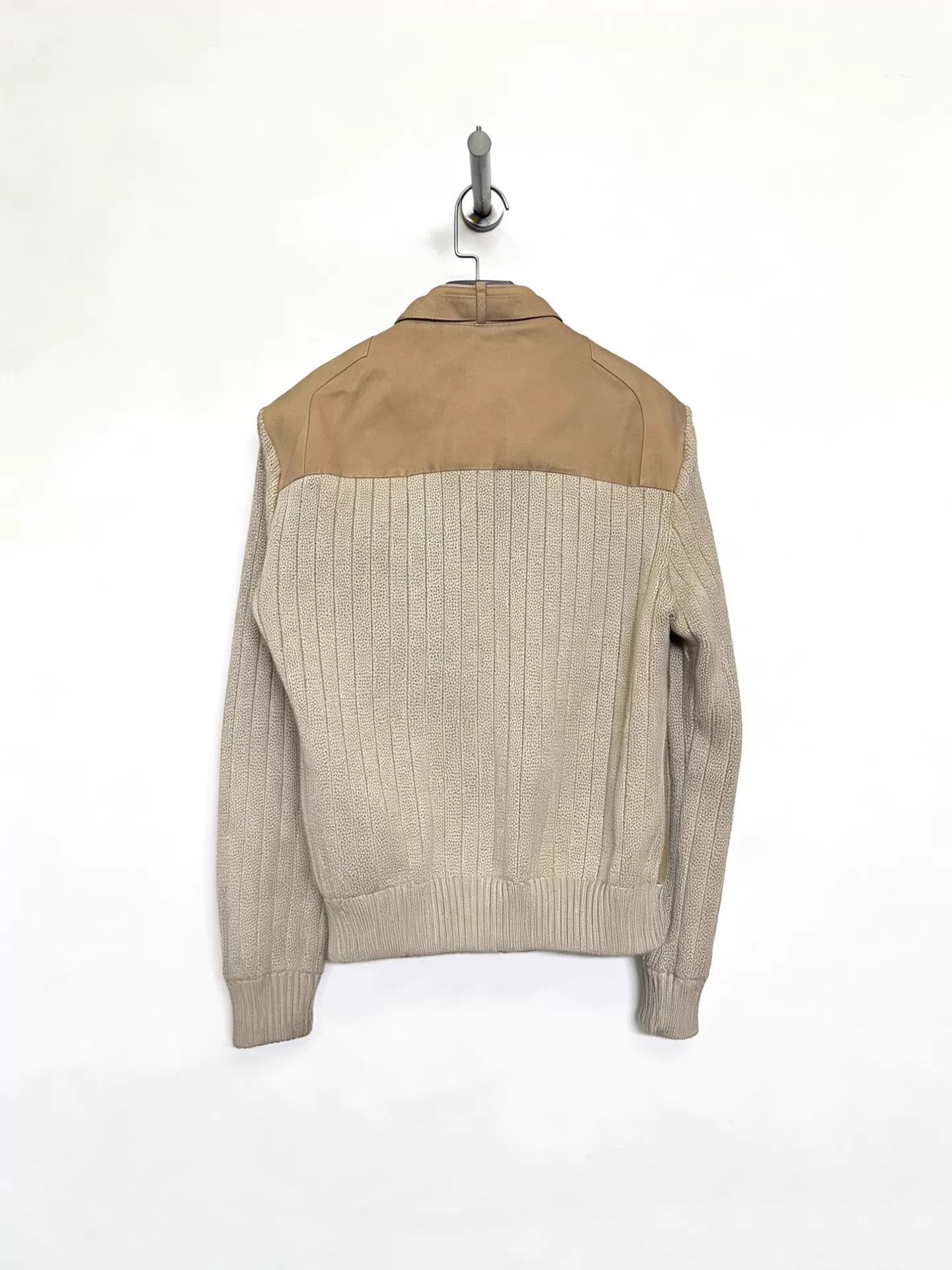 Christophe Lemaire LEMAIRE Early 2001AW Knit Panel Bomber Jacket Size US L / EU 52-54 / 3 - 2 Thumbnail