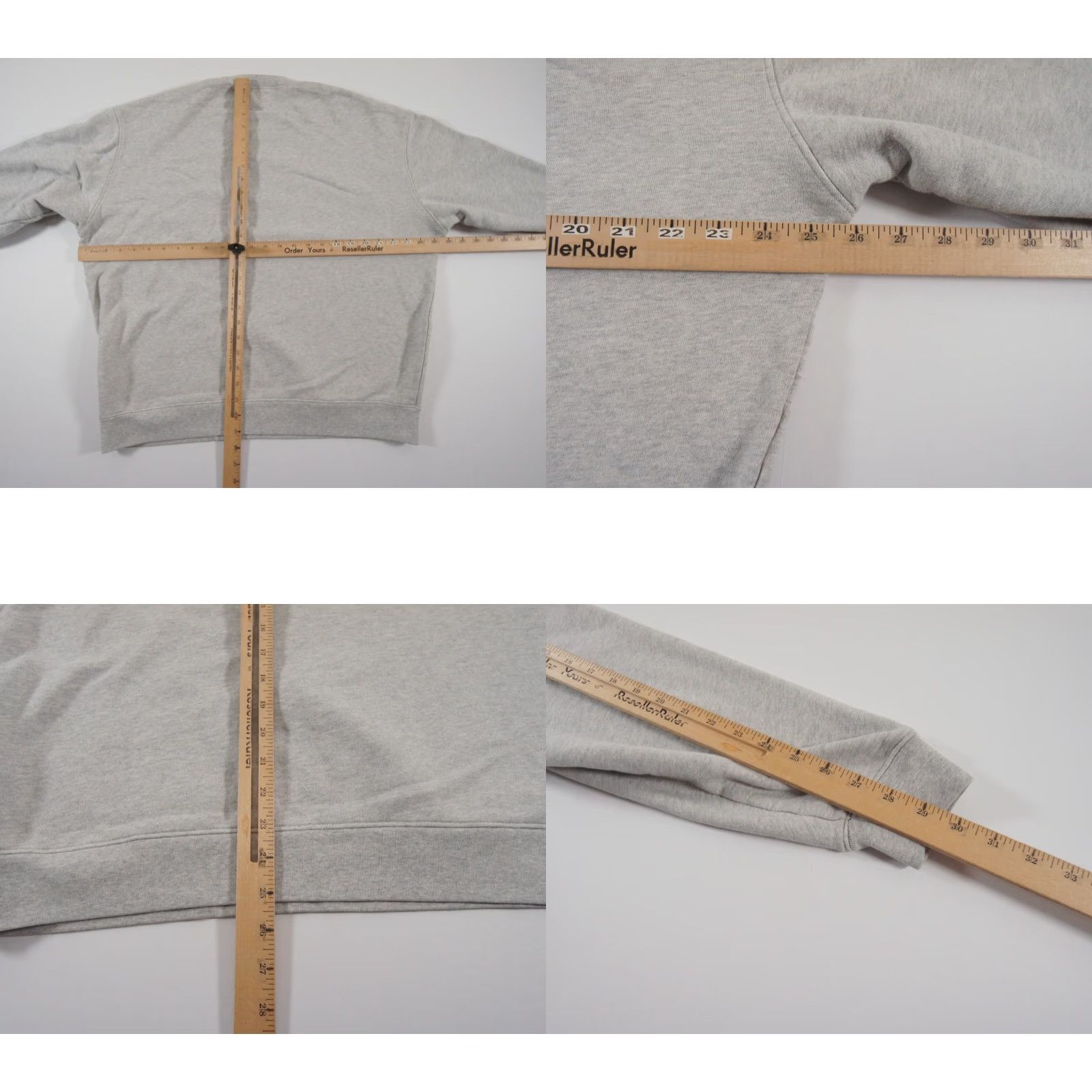 Vintage VINTAGE Mate Women's Sweatshirt Pullover Crew Neck Oversized Casual Fleece Solid XS/S Gray Ladies Size S / US 4 / IT 40 - 8 Thumbnail