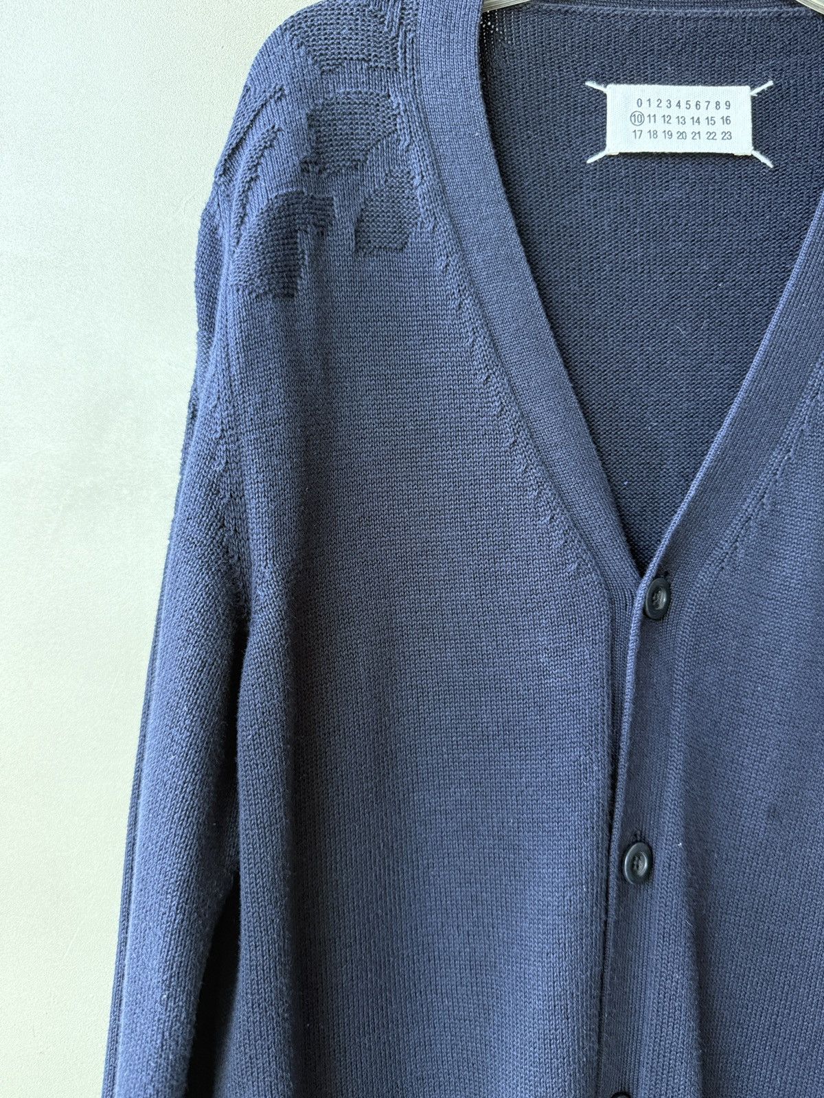 Maison Margiela Early MARTIN MARGIELA Line 10 Abstract Yoke Navy Cardigan Size US S / EU 44-46 / 1 - 13 Thumbnail